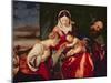 The Mystic Marriage of Saint Catherine, 1505/8 (Oil on Panel)-Lorenzo Lotto-Mounted Giclee Print