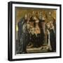 The Mystic Marriage of Saint Catherine of Siena, C.1490-1495-Lorenzo d'Alessandro-Framed Giclee Print