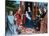 The Mystic Marriage of St Catherine, 1505-1510-Gerard David-Stretched Canvas