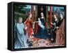 The Mystic Marriage of St Catherine, 1505-1510-Gerard David-Framed Stretched Canvas
