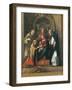 The Mystic Marriage of St. Catherine, 1510- 15-Correggio-Framed Giclee Print