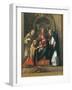 The Mystic Marriage of St. Catherine, 1510- 15-Correggio-Framed Giclee Print