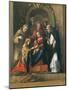 The Mystic Marriage of St. Catherine, 1510- 15-Correggio-Mounted Giclee Print