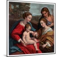 The Mystic Marriage of St Catherine, 1526-1527-Franz Kellerhoven-Mounted Giclee Print