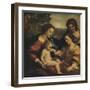 'The Mystic Marriage of St Catherine', 1526-1527-Correggio-Framed Giclee Print