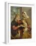 The Mystic Marriage of St. Catherine, 16th Century-Giovanni Battista Moroni-Framed Giclee Print