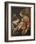 The Mystic Marriage of St Catherine, c.1600-30-Lodovico Carracci-Framed Giclee Print