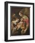 The Mystic Marriage of St Catherine, c.1600-30-Lodovico Carracci-Framed Giclee Print