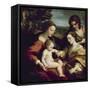 The Mystic Marriage of St. Catherine of Alexandria, 1525-1526-Antonio Da Correggio-Framed Stretched Canvas