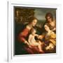 The Mystic Marriage of St. Catherine of Alexandria, c.1526-27-Correggio-Framed Giclee Print