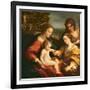 The Mystic Marriage of St. Catherine of Alexandria, c.1526-27-Correggio-Framed Giclee Print