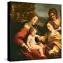 The Mystic Marriage of St. Catherine of Alexandria, c.1526-27-Correggio-Stretched Canvas