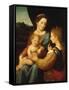 The Mystic Marriage of St Catherine of Alexandria-Giuliano Bugiardini-Framed Stretched Canvas