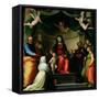 The Mystic Marriage of St. Catherine of Siena with Saints, 1511-Fra Bartolommeo-Framed Stretched Canvas