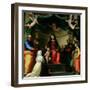 The Mystic Marriage of St. Catherine of Siena with Saints, 1511-Fra Bartolommeo-Framed Giclee Print