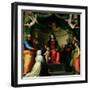 The Mystic Marriage of St. Catherine of Siena with Saints, 1511-Fra Bartolommeo-Framed Giclee Print