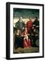 The Mystic Marriage of St. Catherine with St. Francis, St. Clare, St. Cosmas and St. Damian-Gaspare Pagani-Framed Giclee Print