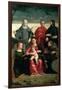 The Mystic Marriage of St. Catherine with St. Francis, St. Clare, St. Cosmas and St. Damian-Gaspare Pagani-Framed Giclee Print