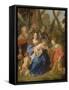 The Mystic Marriage of St. Catherine, with St. Leopold and St. William, 1647-Joachim Von Sandrart-Framed Stretched Canvas