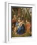 The Mystic Marriage of St. Catherine, with St. Leopold and St. William, 1647-Joachim Von Sandrart-Framed Giclee Print