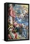 The Mystic Marriage of St Catherine-Veronese-Framed Stretched Canvas