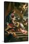 The Mystic Marriage of St. Catherine-Alessandro Tiarini-Stretched Canvas