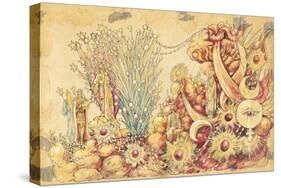 The Mystic Shrine 1910 New Orleans Float Designs-Jennie Wilde-Stretched Canvas