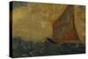 The Mystical Boat; La Barque Mystique-Odilon Redon-Stretched Canvas