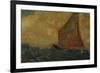 The Mystical Boat; La Barque Mystique-Odilon Redon-Framed Giclee Print