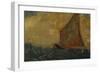 The Mystical Boat; La Barque Mystique-Odilon Redon-Framed Giclee Print