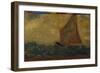 The Mystical Boat-Odilon Redon-Framed Giclee Print