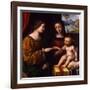 The Mystical Marriage of Saint Catherine, C. 1520-Bernardino Luini-Framed Giclee Print