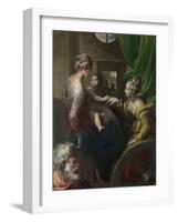 The Mystical Marriage of Saint Catherine, C. 1527-1530-Parmigianino-Framed Giclee Print