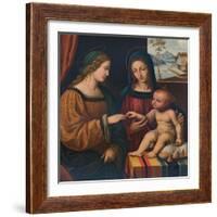 The Mystical Marriage of Saint Catherine, c1520, (1911)-Bernardino Luini-Framed Giclee Print