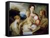 The Mystical Marriage of Saint Catherine, Late 1520S-Parmigianino-Framed Stretched Canvas