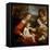 The Mystical Marriage of Saint Catherine-Correggio-Framed Stretched Canvas