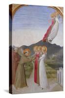 The Mystical Marriage of St. Francis of Assisi, 1444-Sassetta-Stretched Canvas