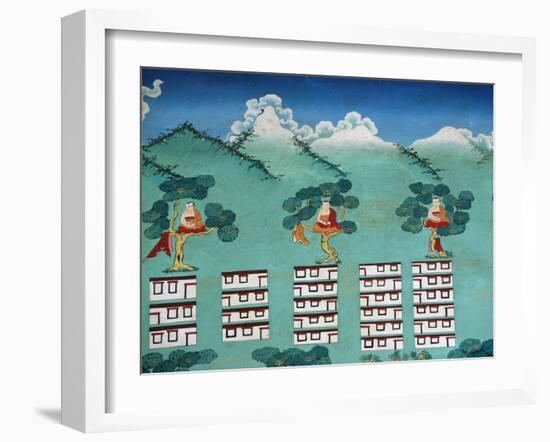 The Myth of Shangri La, Kopan Monastery, Kathmandu, Nepal, Asia-Godong-Framed Photographic Print