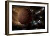 The Mythical Planet known as Nibiru as it Hurtles Toward Earth-Stocktrek Images-Framed Art Print