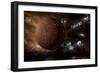 The Mythical Planet known as Nibiru as it Hurtles Toward Earth-Stocktrek Images-Framed Art Print