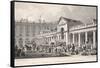 The N.W. Façade of the New Covent Garden Market-Thomas Hosmer Shepherd-Framed Stretched Canvas