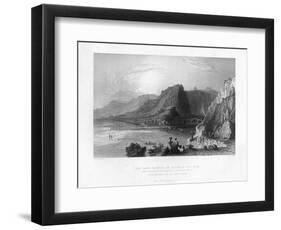 The Nahr-El-Kelb (Dog Rive), Lebanon, 1841-Joseph Wilson Lowry-Framed Premium Giclee Print