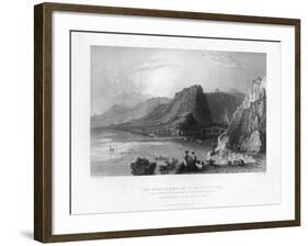 The Nahr-El-Kelb (Dog Rive), Lebanon, 1841-Joseph Wilson Lowry-Framed Giclee Print