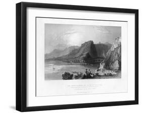 The Nahr-El-Kelb (Dog Rive), Lebanon, 1841-Joseph Wilson Lowry-Framed Giclee Print