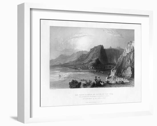 The Nahr-El-Kelb (Dog Rive), Lebanon, 1841-Joseph Wilson Lowry-Framed Giclee Print