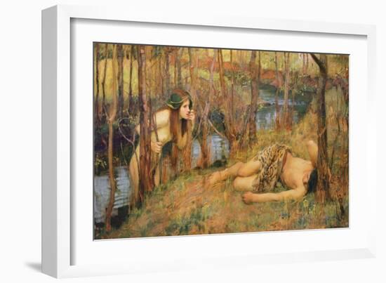 The Naiad, 1893 (Hylas with a Nymph)-John William Waterhouse-Framed Giclee Print