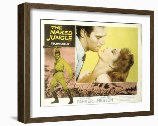 The Naked Jungle, Charlton Heston, Eleanor Parker, 1954-null-Framed Photo