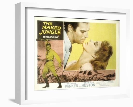 The Naked Jungle, Charlton Heston, Eleanor Parker, 1954-null-Framed Photo