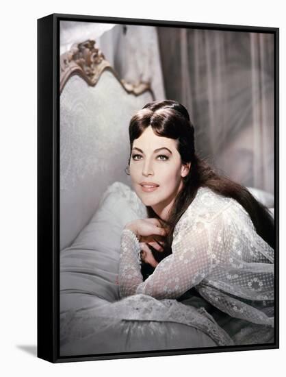 THE NAKED MAJA, 1959 directed by HENRY KOSTER Ava Gardner (photo)-null-Framed Stretched Canvas