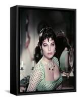 THE NAKED MAJA, 1959 directed by HENRY KOSTER Ava Gardner (photo)-null-Framed Stretched Canvas